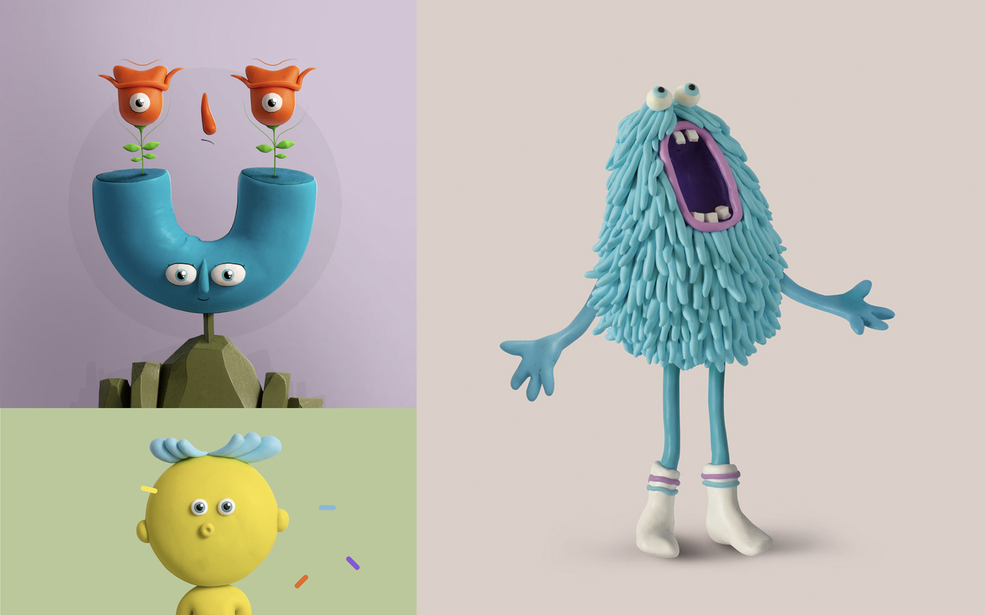 Joyclay characters